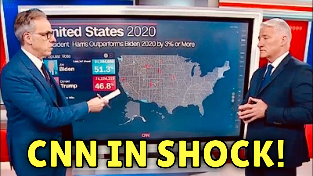 MOMENT of HORROR for CNN when they realized how POORLY KAMALA was doing Election Night 2024 😂