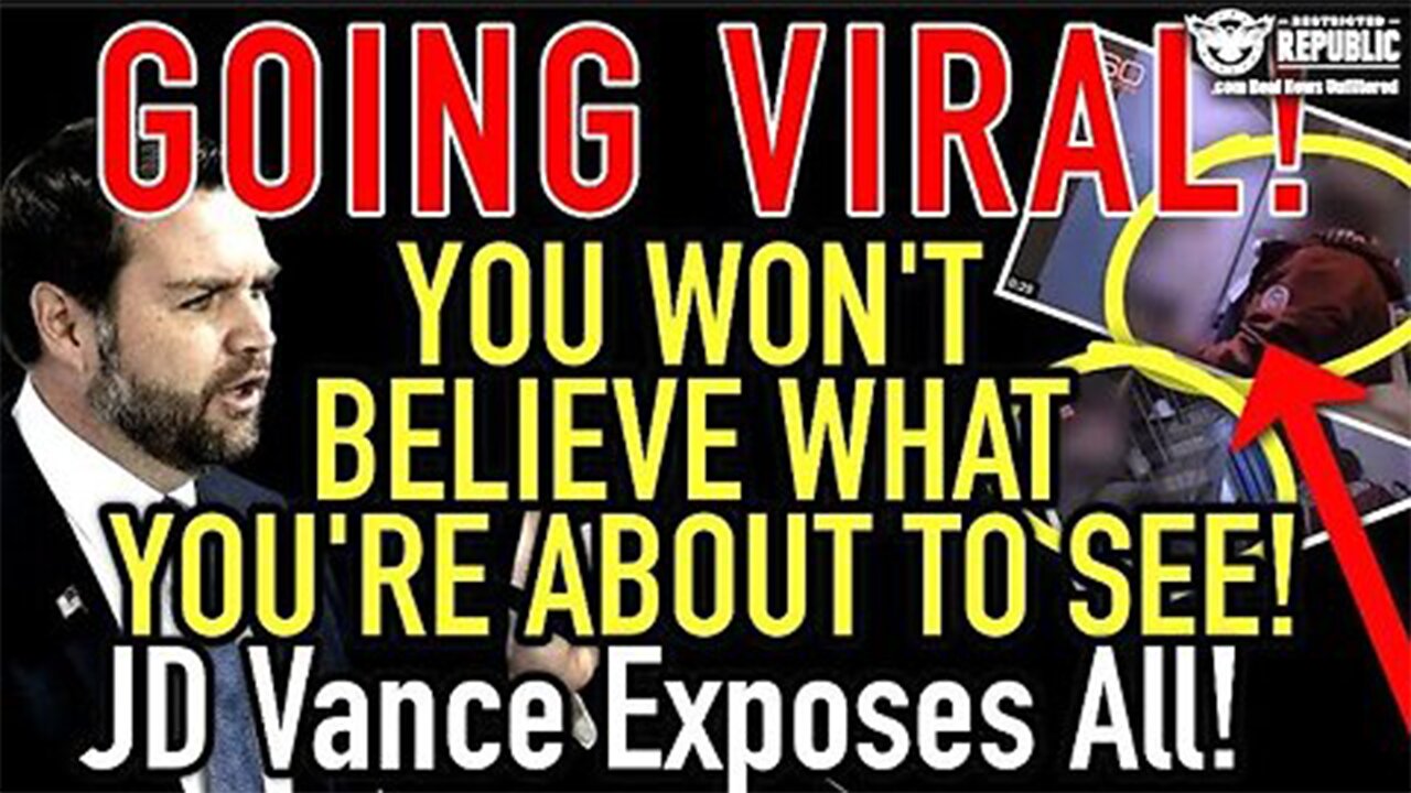 GOING VIRAL! You Won’t Believe What You’re About To See! JD Vance Exposes All