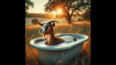 Soak like a #goat