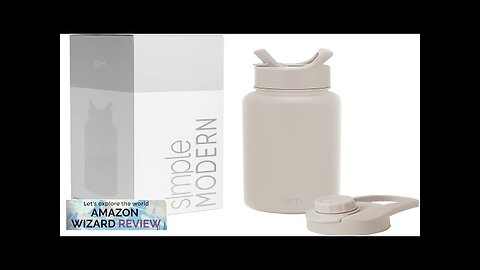 Simple Modern Water Bottle with Straw and Chug Lid Vacuum Insulated Stainless Review