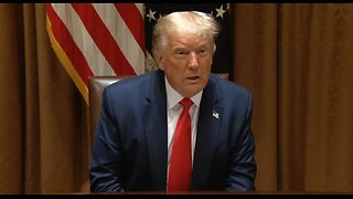 Trump participates in a Cabinet meeting