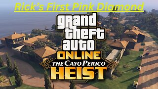 GTA 5 - Our Newest Character Rick's First Pink Diamond In Cayo Perico Finale - Grand Theft Auto V