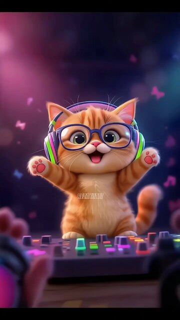Drop the beat, kitty!
