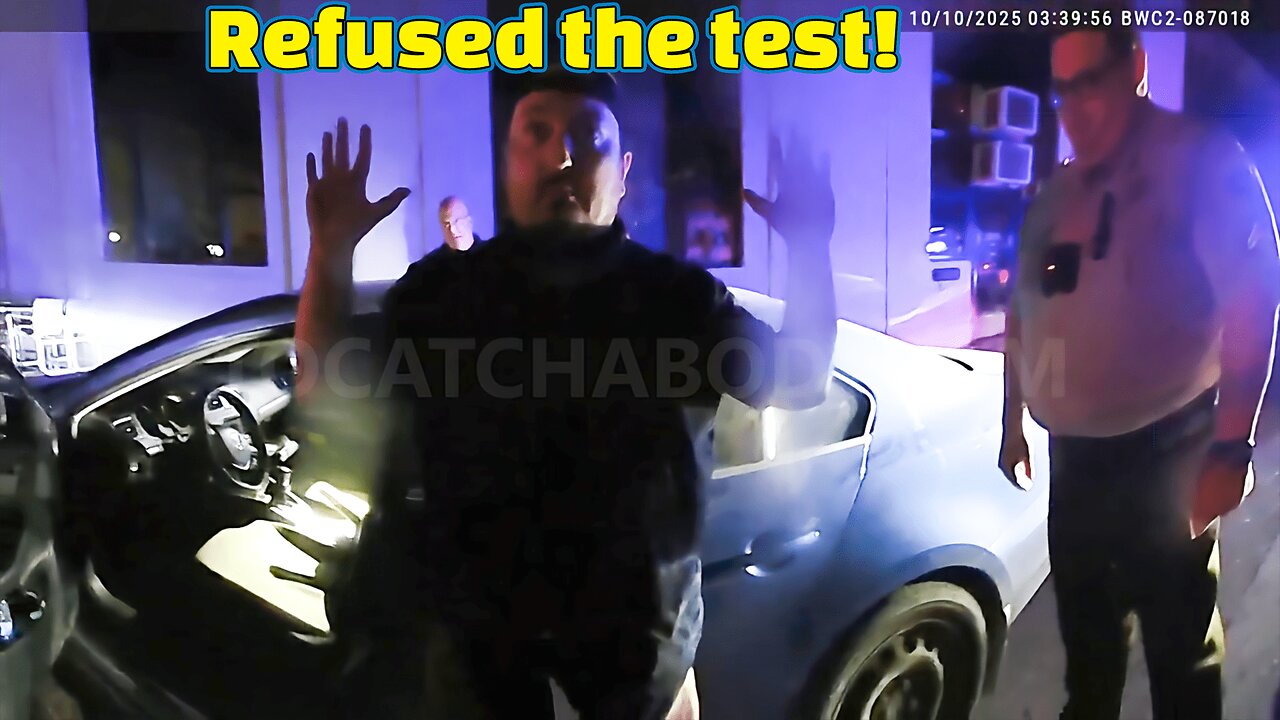 Police Chase Ends With Jail When He Refuses The Field Sobriety Tests