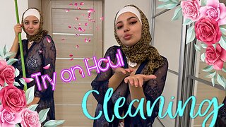 4K Ultra HD | Cleaning While Wearing a Raincoat