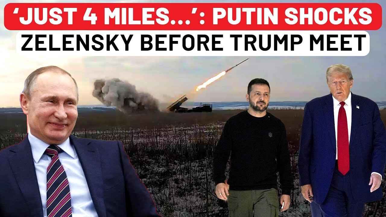 Ukraine On A Losing Streak? Russia Just 4 Miles From Key Kharkiv City Before Zelensky-Trump Meet