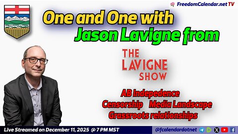 FreedomCalendar.net TV #071: One And One with Jason Lavigne