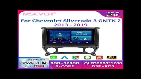 Android 13 Carplay for Chevrolet Silverado GMC Sierra 2014-2018 Car Auto Radio Review