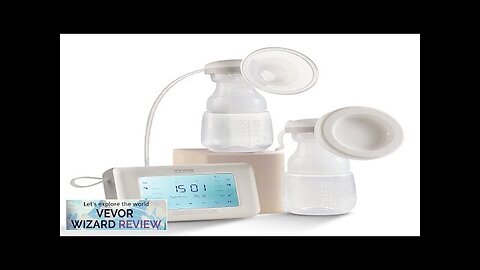 VEVOR Breast Pump Single/Double Adjustable Electric Breast Pumps 4 Modes & 9/15 Review