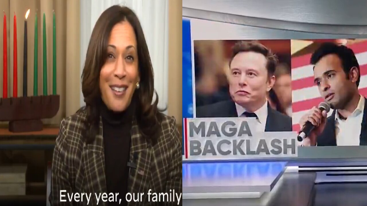 Indian Kamala Harris Wishes You Happy Kwanzaa + Elon Musk & Vivek Ramaswamy War on X over H-1B Visa