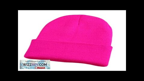 Winter Beanie for Women Men Boys Girls Crochet Skullies Hat Fluorescent Color Review