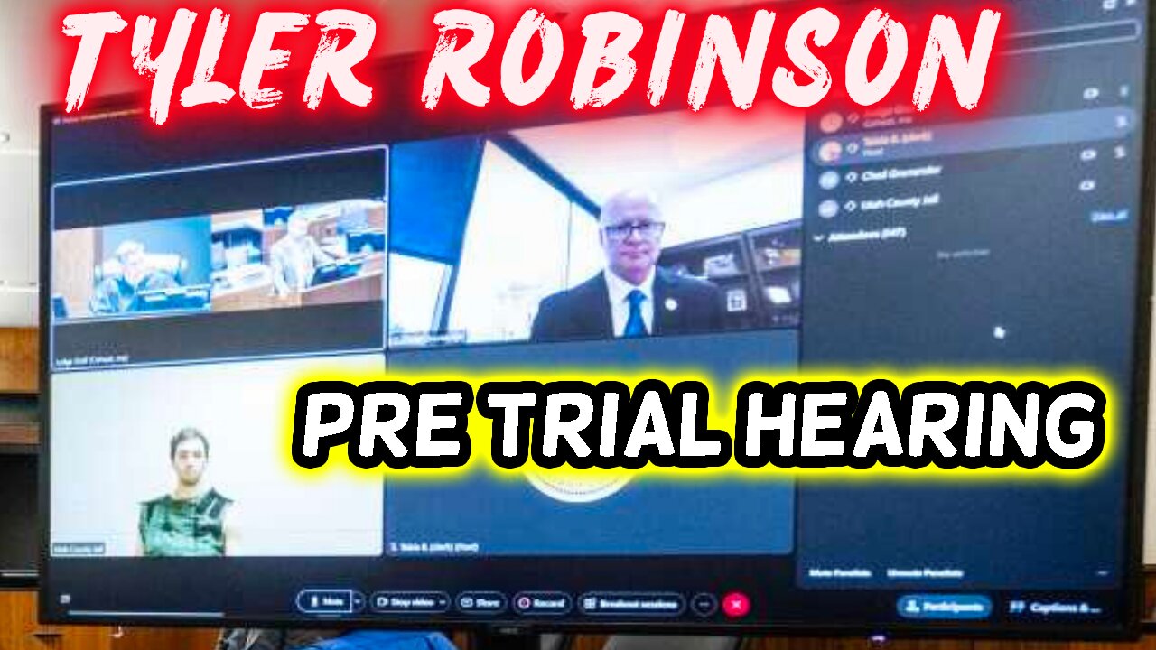 🔴 LIVE: Tyler Robinson Pretrial Hearing in Charlie Kirk Assassination Case