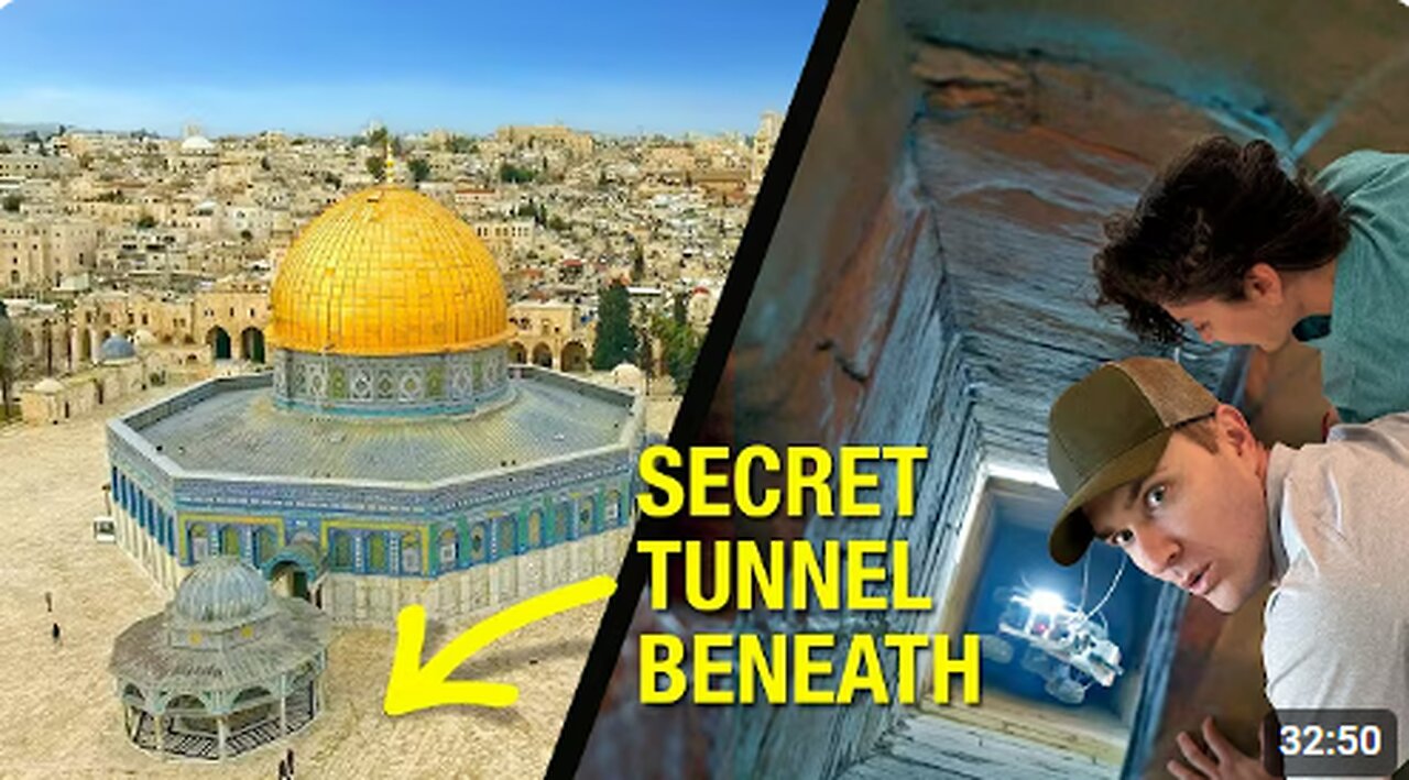 ROBOT IS SENT IN A SECRET TEMPLE MOUNT TUNNEL