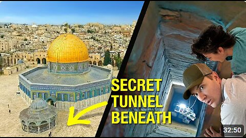 ROBOT IS SENT IN A SECRET TEMPLE MOUNT TUNNEL