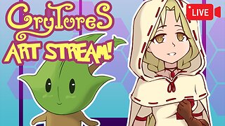 Vtuber Draws Pokemon DnD! | Crytures TTRPG