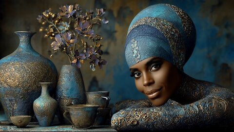 Figures in Blue Rooms