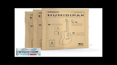 D'Addario Accessories Guitar Humidifier Packs Two-Way Humidification System Conditioning Review