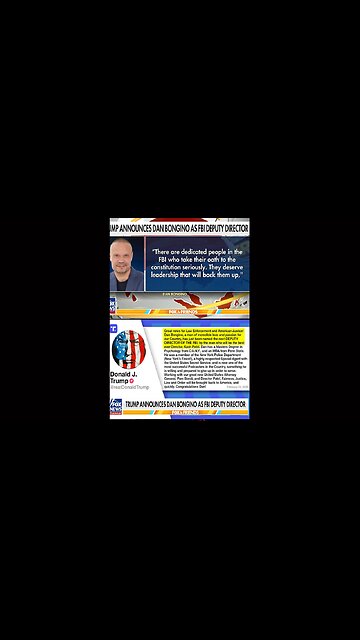 Dan Bongino Accepts Role as FBI Deputy Director, Pledges to Restore Public Trust