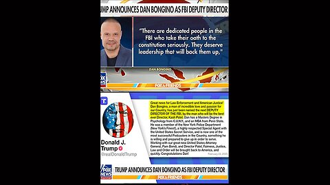 Dan Bongino Accepts Role as FBI Deputy Director, Pledges to Restore Public Trust