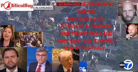Chicago ICE set upon by rioters after being rammed by vehicle!