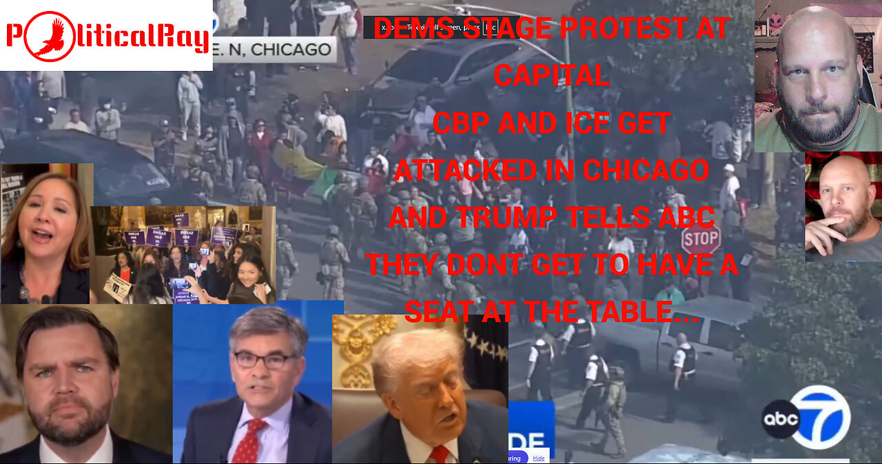Chicago ICE set upon by rioters after being rammed by vehicle!