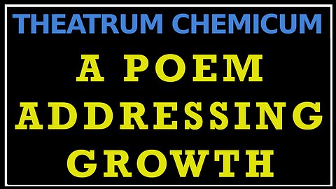 An Odd Poem In The Middle Of Wisdom: Theatrum Chemicum Britannicum