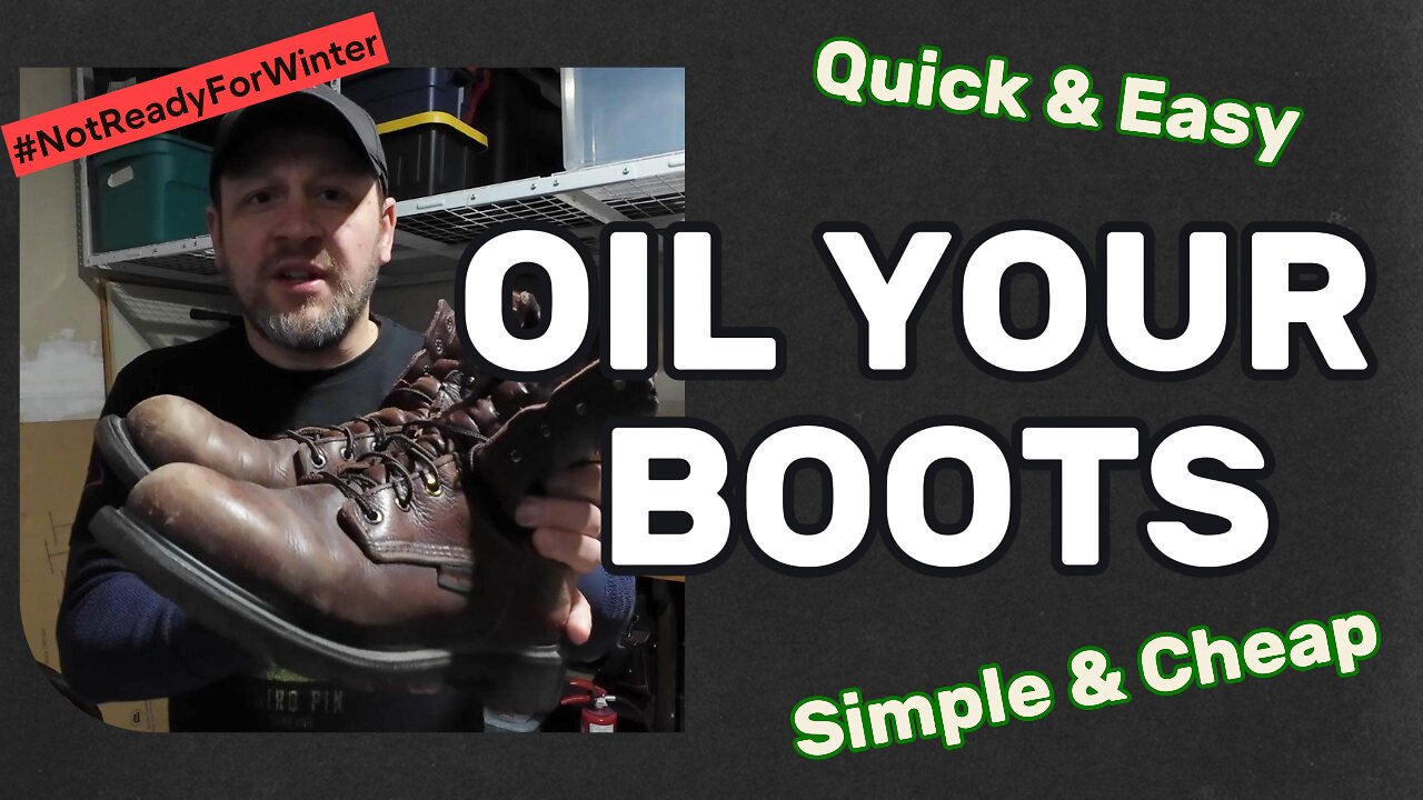 Oiling Boots: How I Forget Every Winter