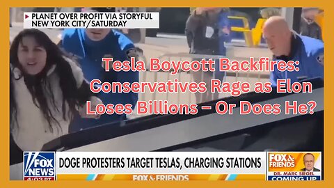 Tesla Boycott Backfires: Conservatives Rage as Elon Loses Billions – Or Does He?