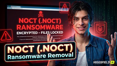 || SOLVED ✅🔘|| NOCT (.NOCT) ransomware virus - removal and decryption