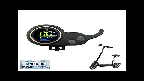 Universal 36/42/52/60V Electric Scooter Meter LCD Display Record Waterproof Speed Time Power Review