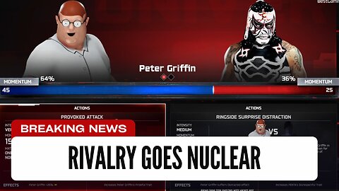 Peter Griffin And Penta's Rivalry Goes Nuclear - WWE 2k25