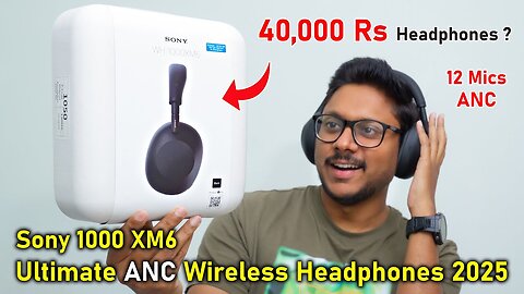 Unboxing My 40,000 Rs Wireless Headphones... 😱 Sony WH - 1000XM6 Unboxing 🔥