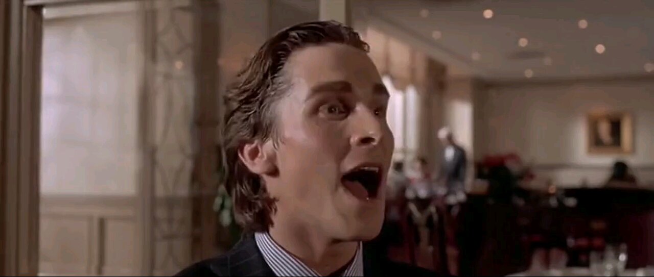 Quick clip from American Psycho
