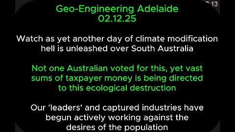 Geo-Engineering Adelaide : 360 time-lapse : full day 02.12.25