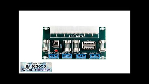 ATX Power Computer Supply Adapter Board Module 24 Pin 5A USB Interface Review