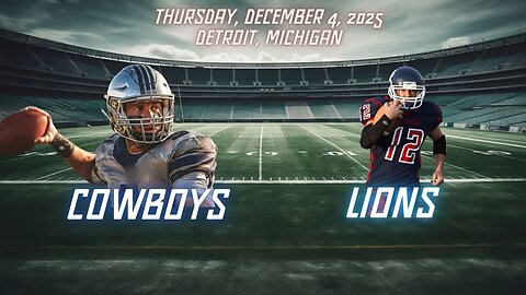 Dallas Cowboys @ Detroit Lions, Week 14, Diggin' Deeper Into the NFL