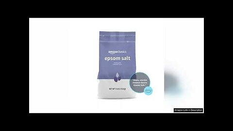 Amazon Basics Epsom Salt Soaking Aid, Lavender Scented, 3 Pound, 1-Pack Review