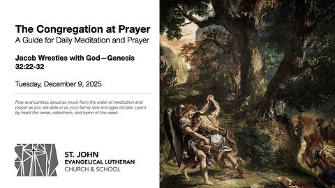 Jacob Wrestles with God—Genesis 32:22-32