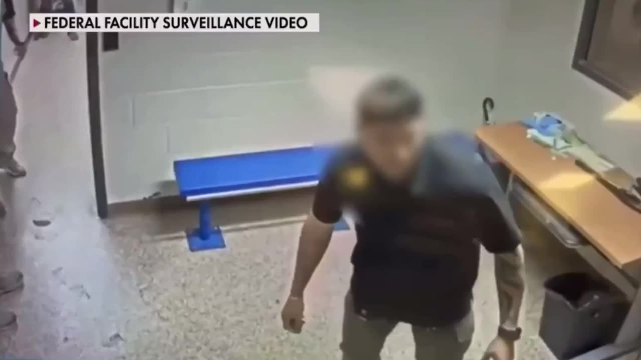 HEROIC ICE agents seen on surveillance cameras at the Dallas ICE facility rushing to SAVE detainees