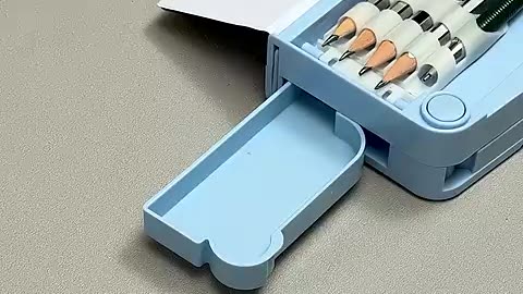 Shocking: Press, Slide, Pop – This Pencil Box is Full of Surprises! 🎁😄