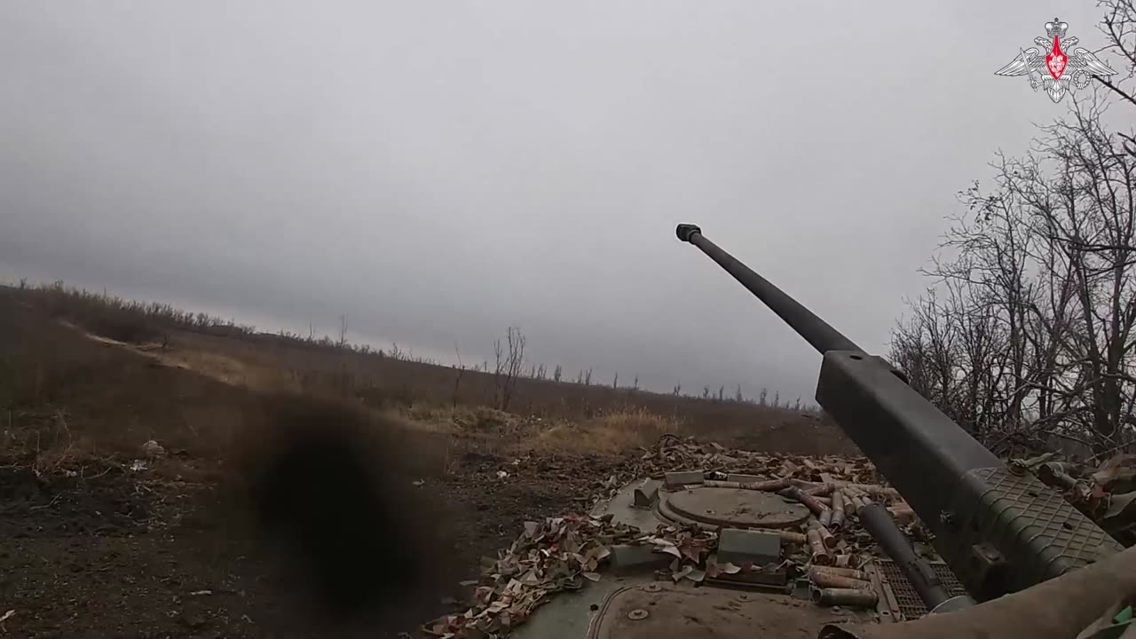 Russian BMP-2 in Action – POV as It Clears Ukrainian Trenches