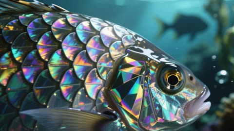 The Fish That Wears a Living Mirror
