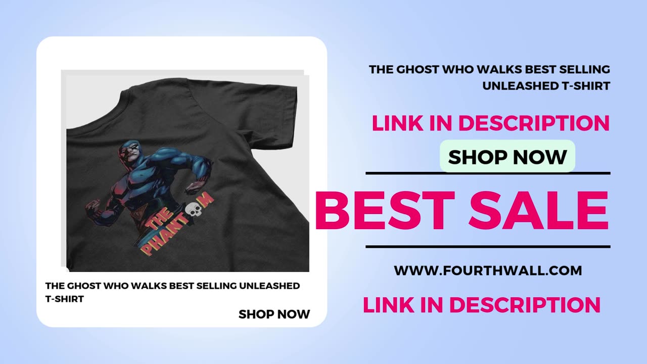 The Ghost Who Walks Best Selling Unleashed T-Shirt