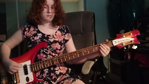 Routine Day/Klaatu bass play along by Cara