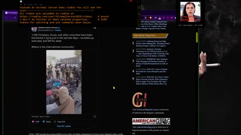First video from article I read Syrian Islamists Massacre Over 1000 Alawites, Christians and Druze