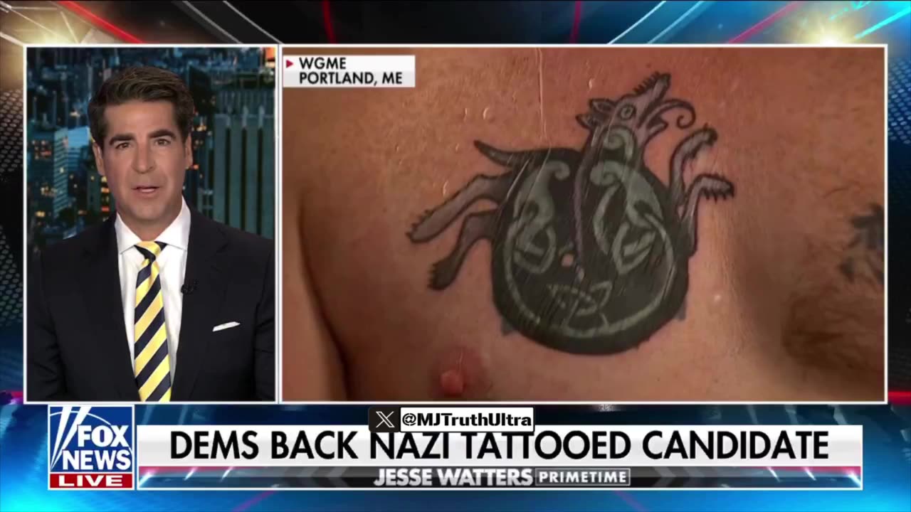 Dem Graham Platner has Nazi Tattoo