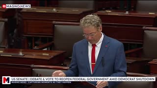 🇺🇸 Senate | Debate and Vote to Reopen Government after 37 Days of Democrat Shutdown [LIVE]