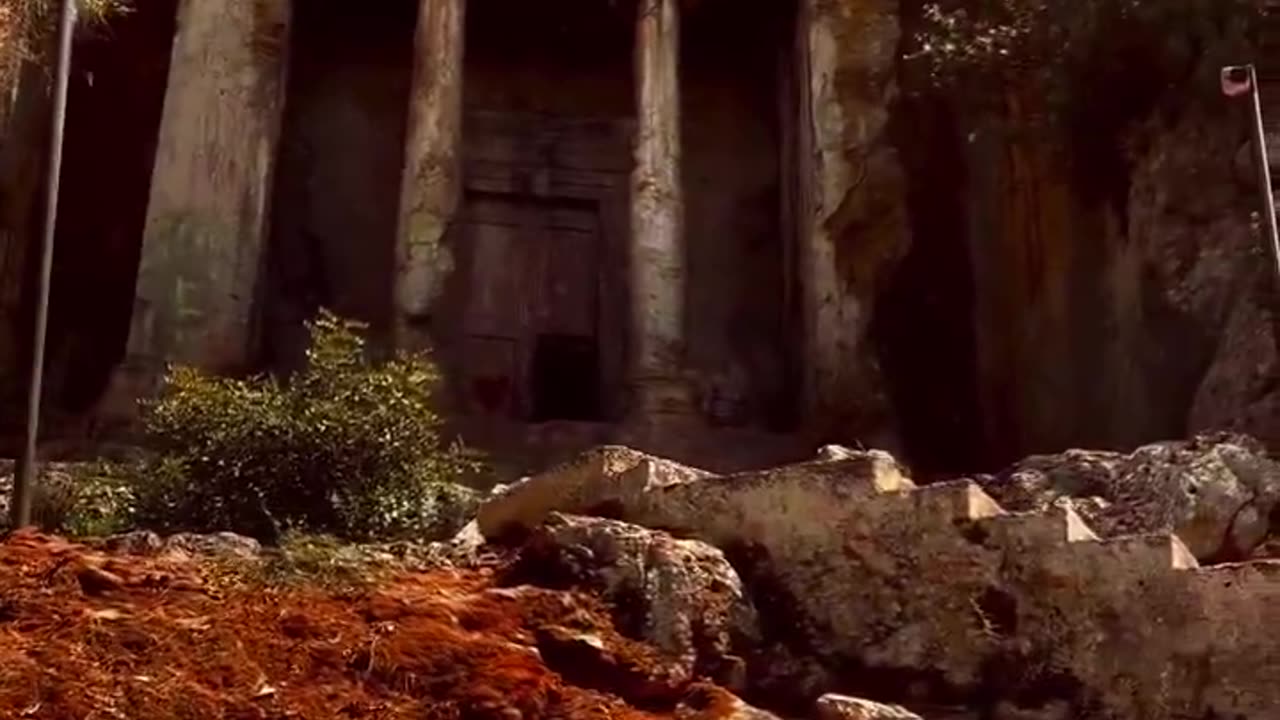 The Tomb of Amyntas – Fethiye, Türkiye Carved into the limestone cliffs