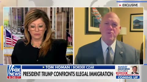 HOMAN: "The crossings on the border are down 93%...We've got more work to