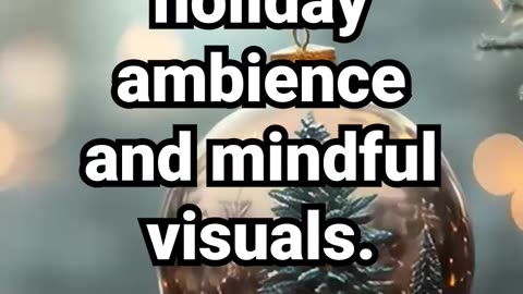 Subscribe for more serene holiday ambience and mindful visuals #christmasmusic #relaxingsounds